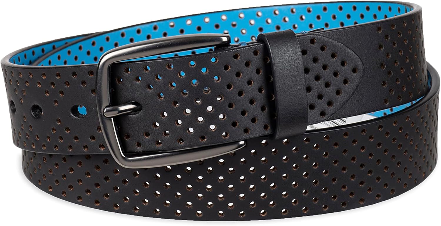 Tommy Bahama mens Casual Perforated Strap Belt - Image 2