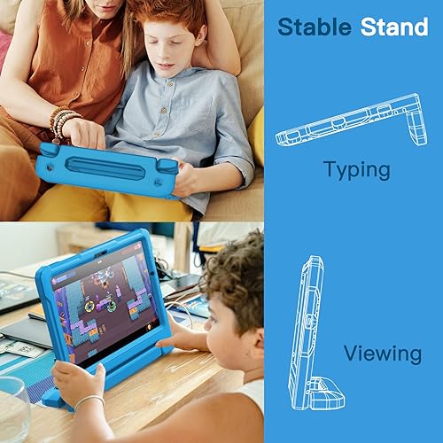 Miniatura 6 de JETech Funda infantil para Samsung Galaxy Tab A8 de 10.5 pulgadas 2022 (SM-X200X205X207) con protector de pantalla integrado, funda protectora a