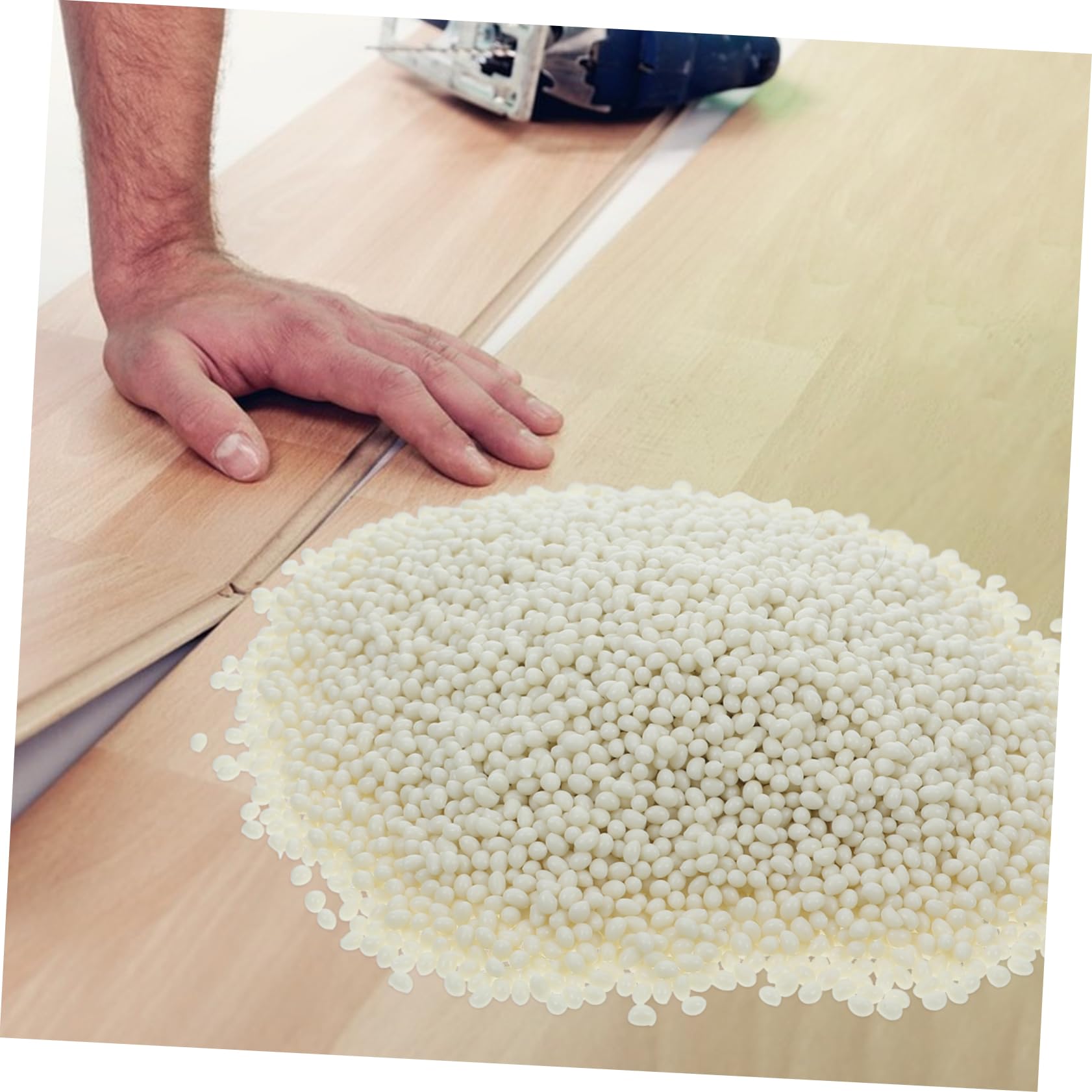 Alipis Pegamento en Gránulos para Manualidades y Muebles, Cola Carpintero Madera de Pvc, 1000g, Adhesivo Termofusible Fuerte para Cantos y Bricolaje