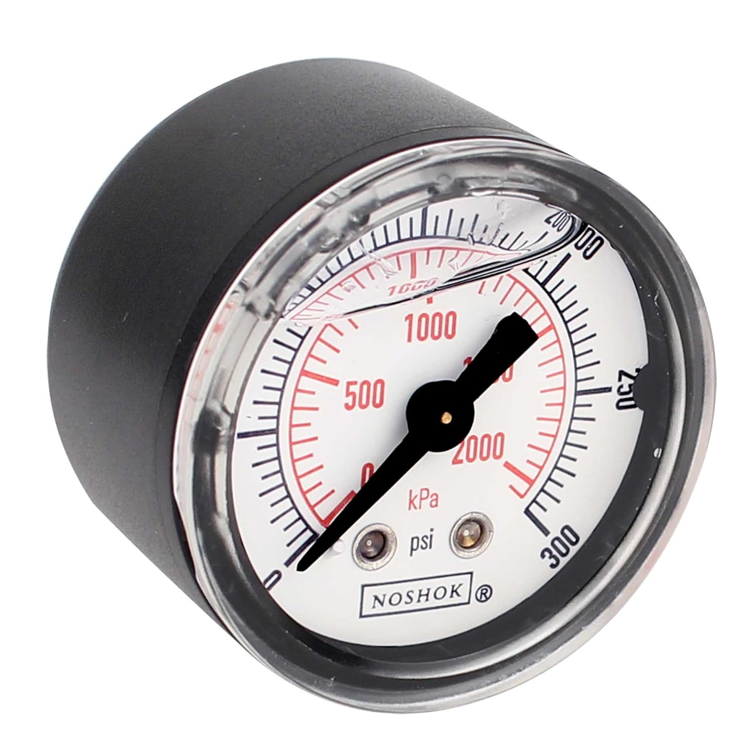 NOSHOK 900 Series ABS Liquid Filled Dual Scale Dial Indicating Pressure