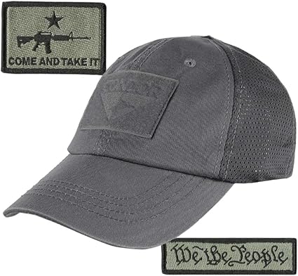 Condor Operator Cap Mesh-Back Bundle - AR-15 & We The People Patches