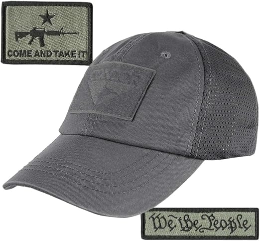 Condor Operator Cap Mesh-Back Bundle - AR-15 & We The People Patches