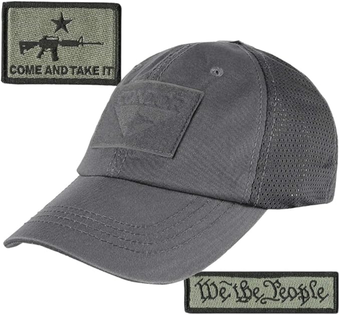 Condor Operator Cap Mesh-Back Bundle - AR-15 & We The People Patches
