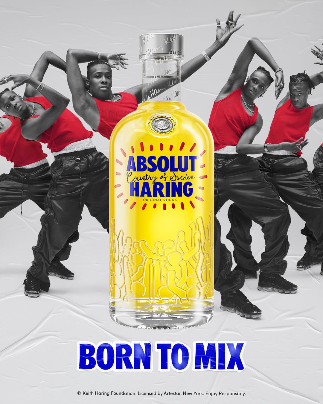 Absolut Haring Edición Limitada Vodka 700 ml
