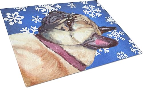 Miniatura 8 de Caroline's Treasures LH9566LCB French Bulldog Frenchie Hearts Love and Valentine's Day Glass Tabla de cortar grande, 12 pulgadas de alto x 16 W,