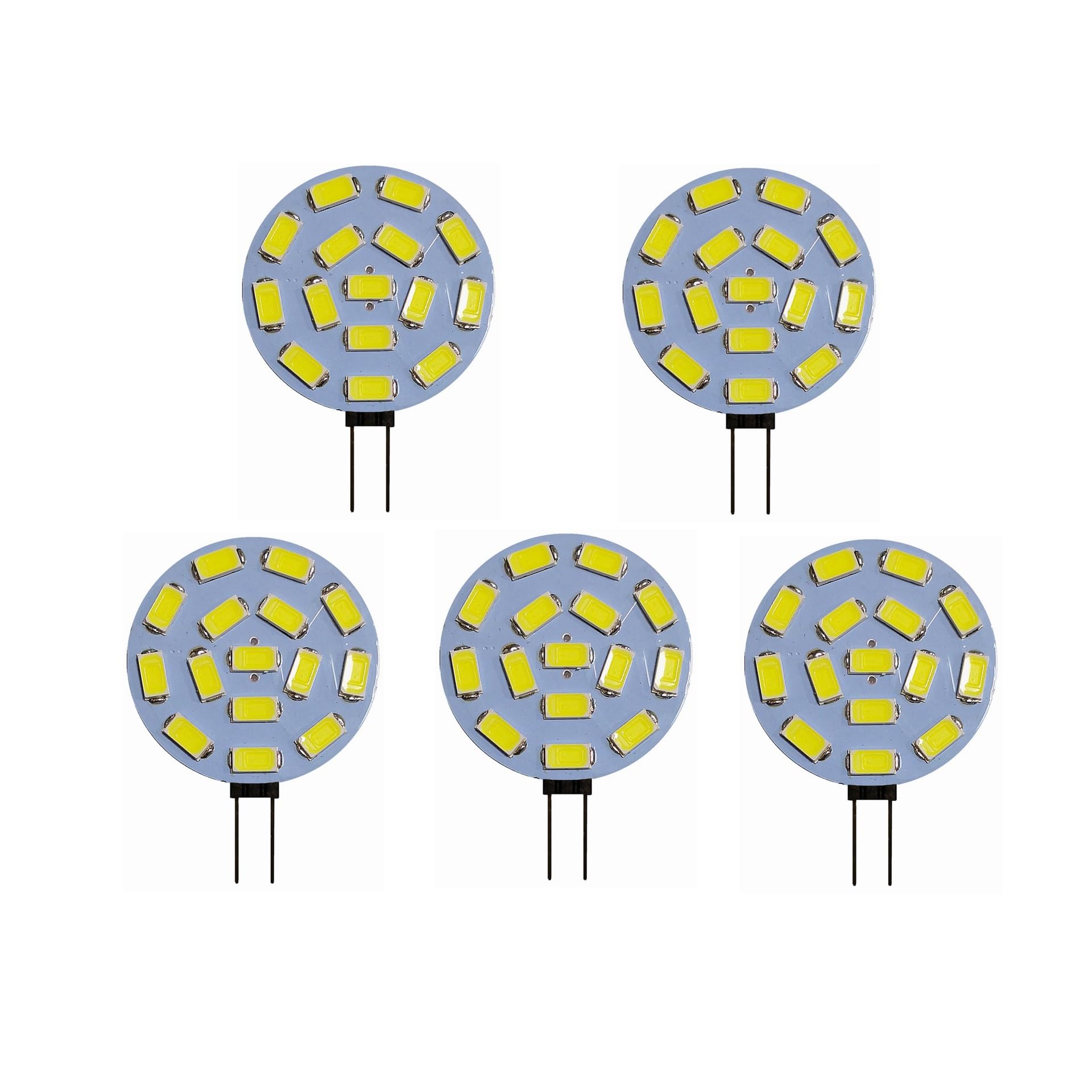 G4 LED-Glühbirne 3W COB Rot, 12V AC/DC Bi-Pin-Sockel, CRI 80+ Hohe Farbwiedergabe (12V-3W 20 Stk./ROT)