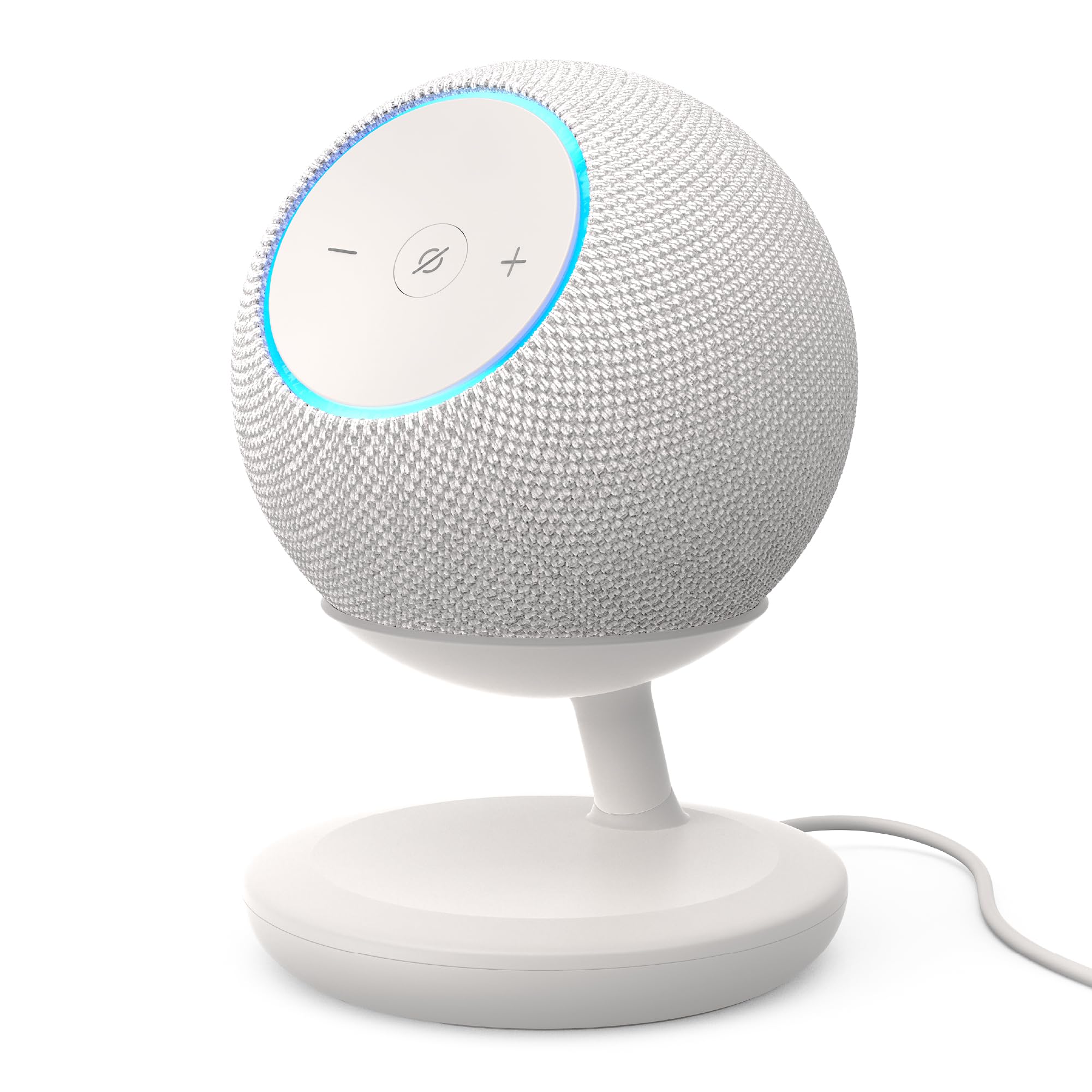 Nuovo supporto da tavolo per Echo Dot Max con porte di ricarica USB-C, Made for Amazon