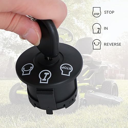 Miniatura 3 de Interruptor de encendido para cortacésped, 3 posiciones, 925-04228 para Cub Cad et Craftsman Troy Bilt MTD, interruptor de llave de cortacésped