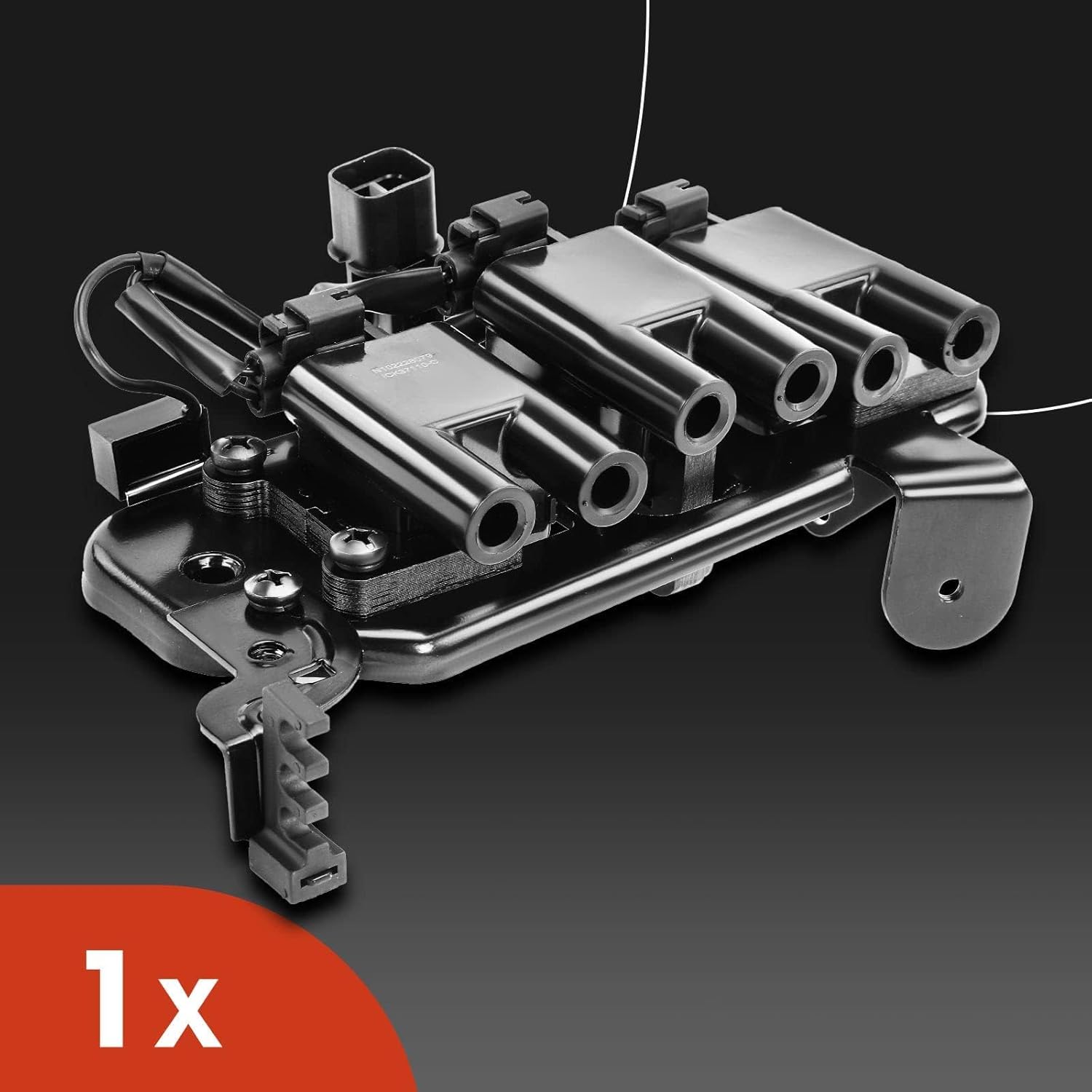 A-Premium Ignition Coil Pack and Iridium Spark Plugs Kits Compatible with Hyundai Santa Fe 2001-2006 V6 2.7L, Tiburon 2003-2008 V6 2.7L