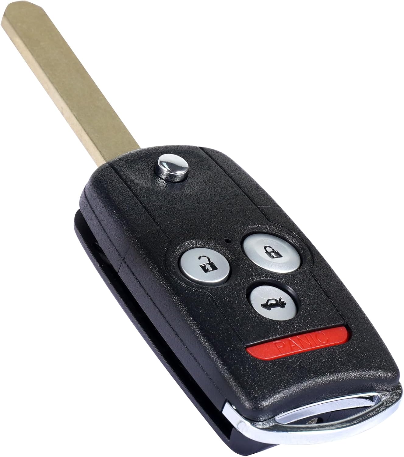 TOP-VIGOR Keyless Entry Remote Control Car Key Fob Replacement Compatible with Honda Acura TSX TL ZDX 2009 2010 2011 2012 2013 2014, 313.8Mhz ID46 Chip 4 Button for MLBHLIK-1T 25A-HLIK1T