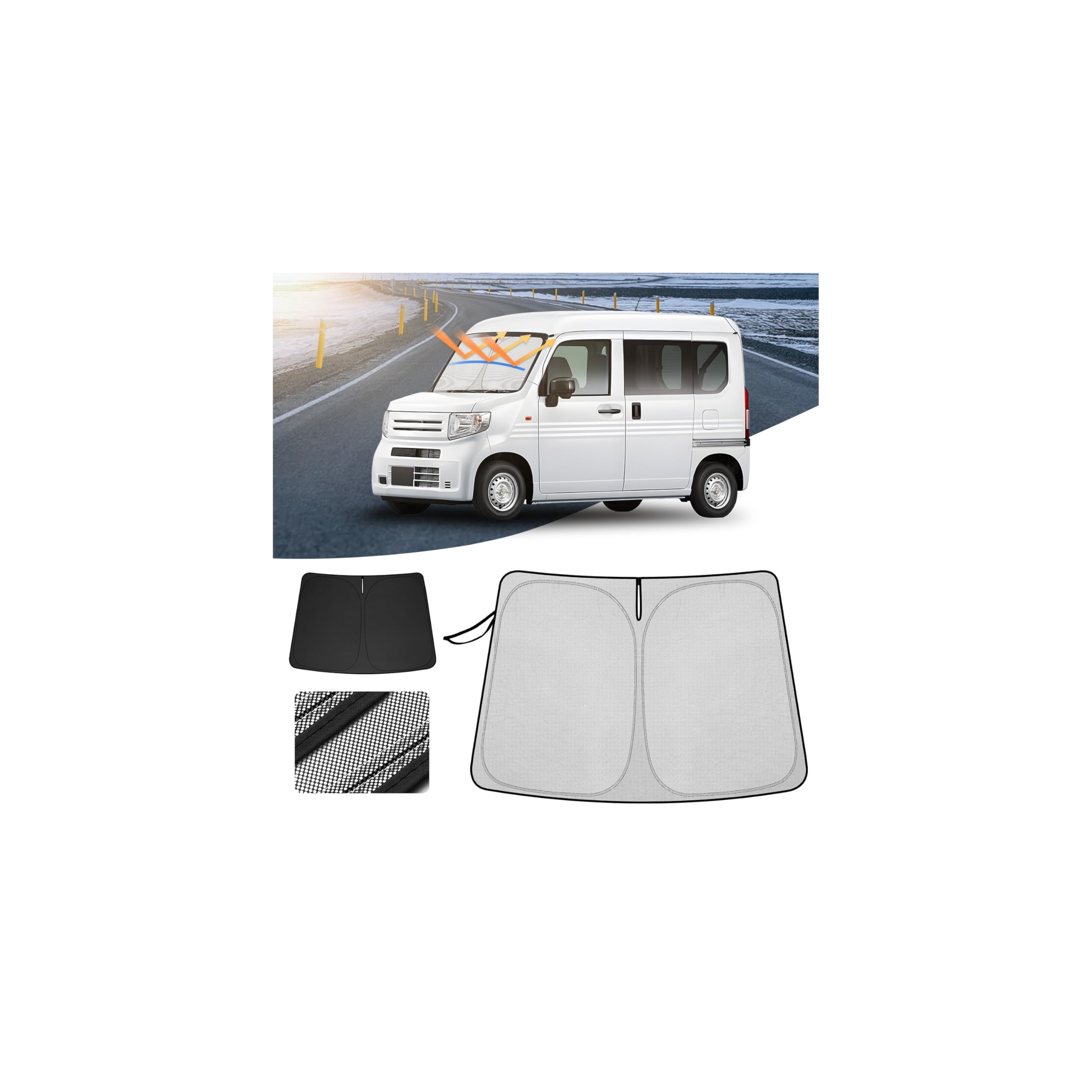 Amazon.co.jp: LIMSTYLE ホンダ N-VAN JJ1型 JJ2型 サンシェード
