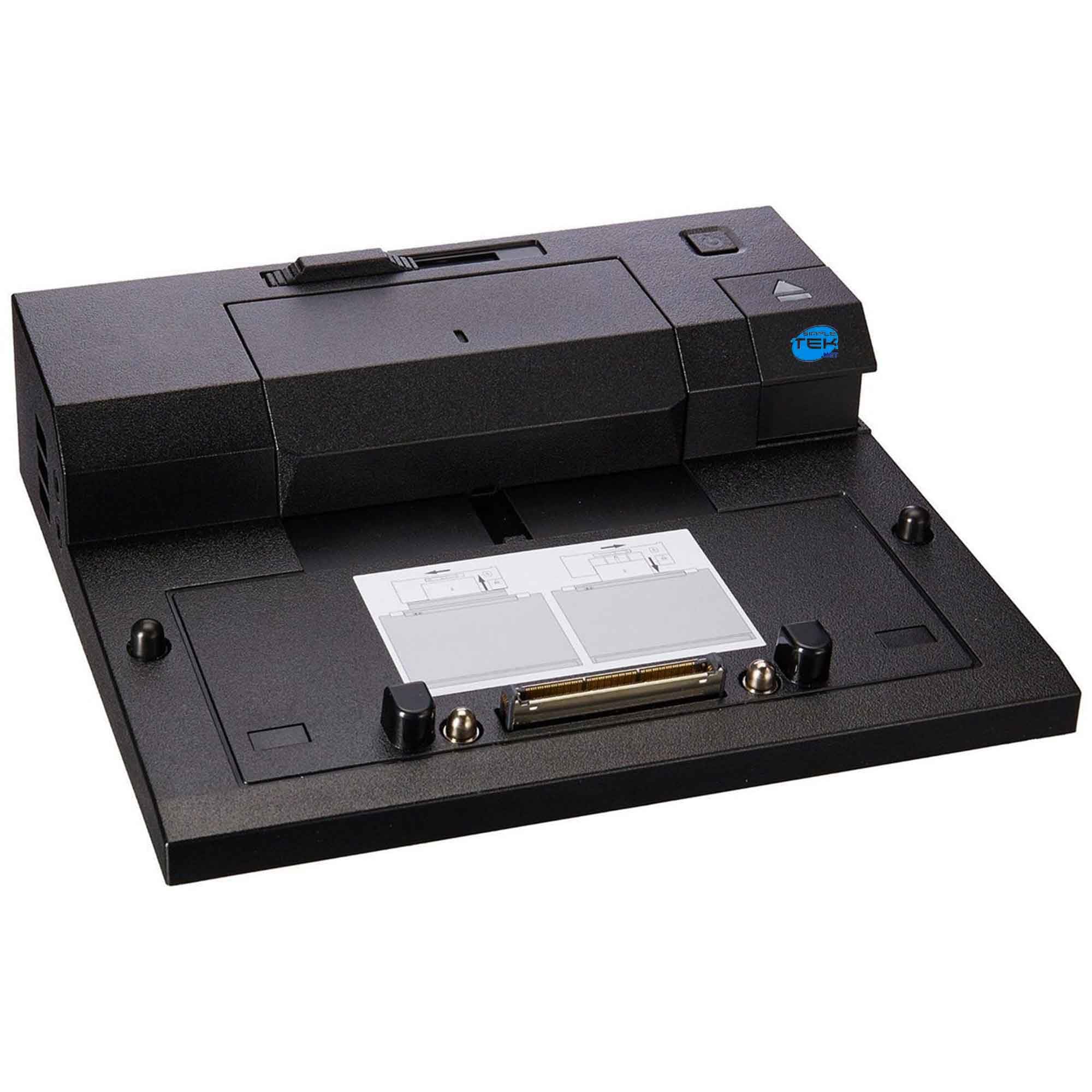 SIMPLETEK Stacja dokująca kompatybilna z Latitude E6430 ATG E6430s E6500 E6510 E6520 | VGA DVI DP USB | z zasilaczem (odnowiony)