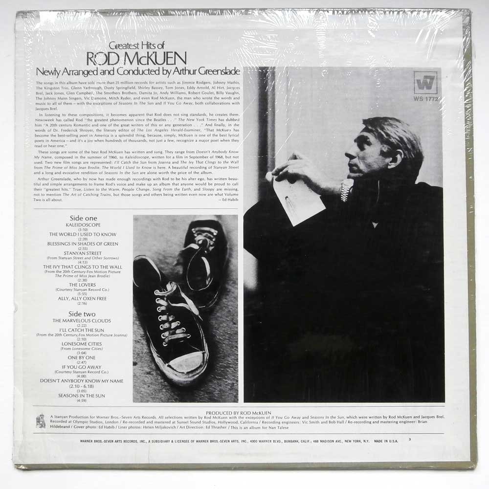 Greatest Hits Of Rod McKuen [LP]