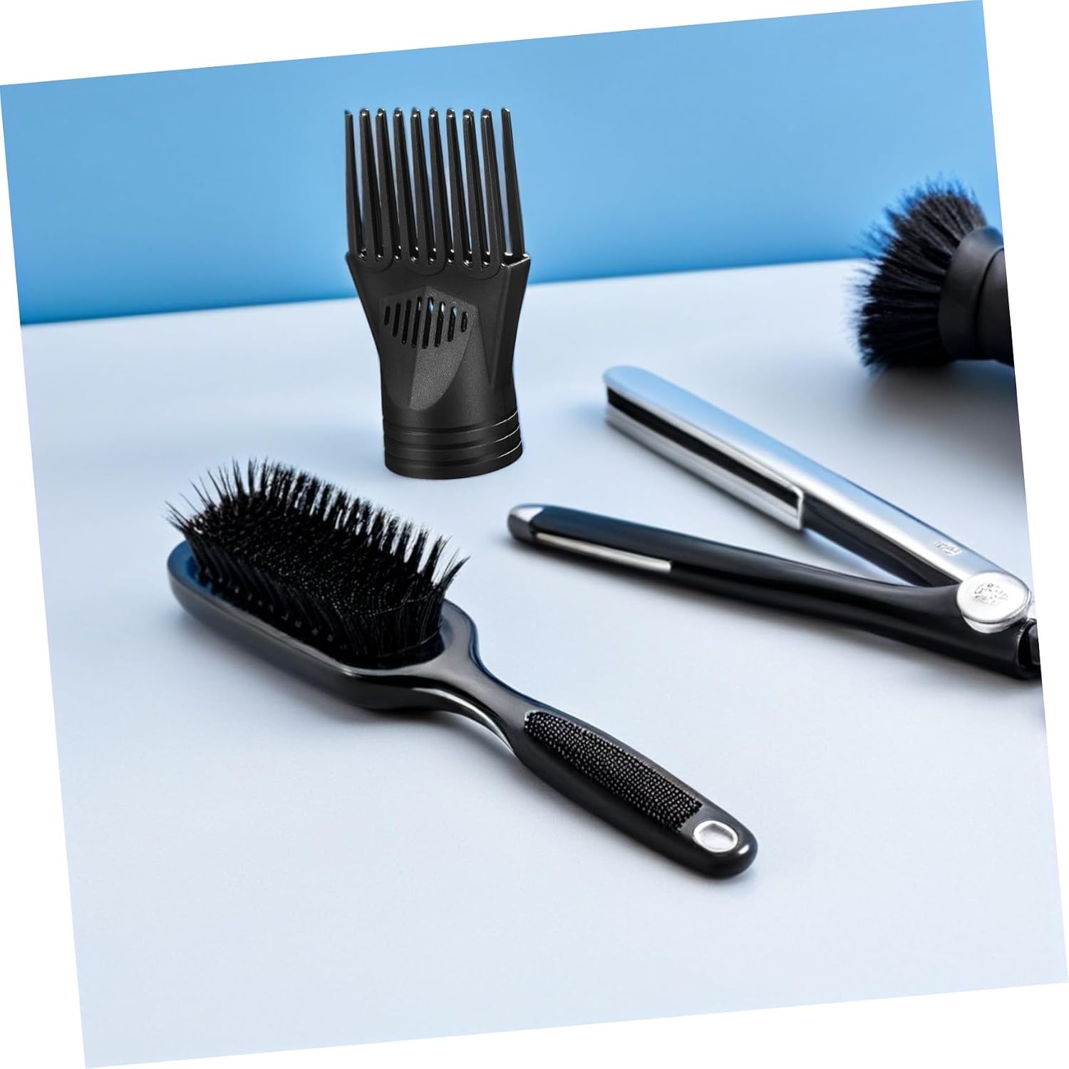 5pcs Blow Dryer Comb Attachment for Hair Styling with Universal Compatibility and Portable Plastic Design, Outer Diameter 4cm to 4.6cm, for Home and Salon Use