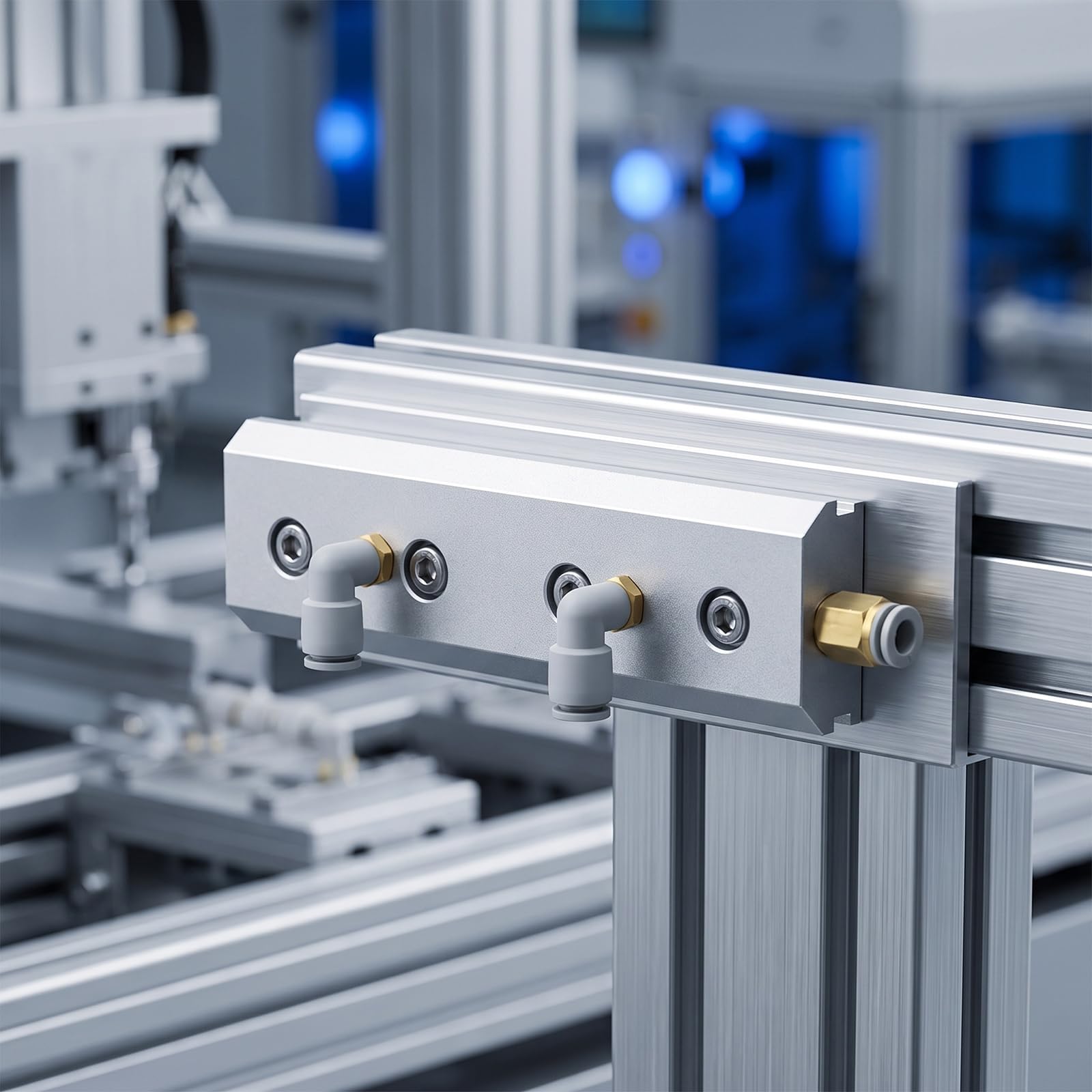COYEUX Soffiatore Industriale A Doppio Fluido con Lama d'Aria, Lama d'Aria in Acciaio Inossidabile per La Rimozione della Polvere, con 2 Ingressi per L'acqua, Sistema di Lavaggio 200mm
