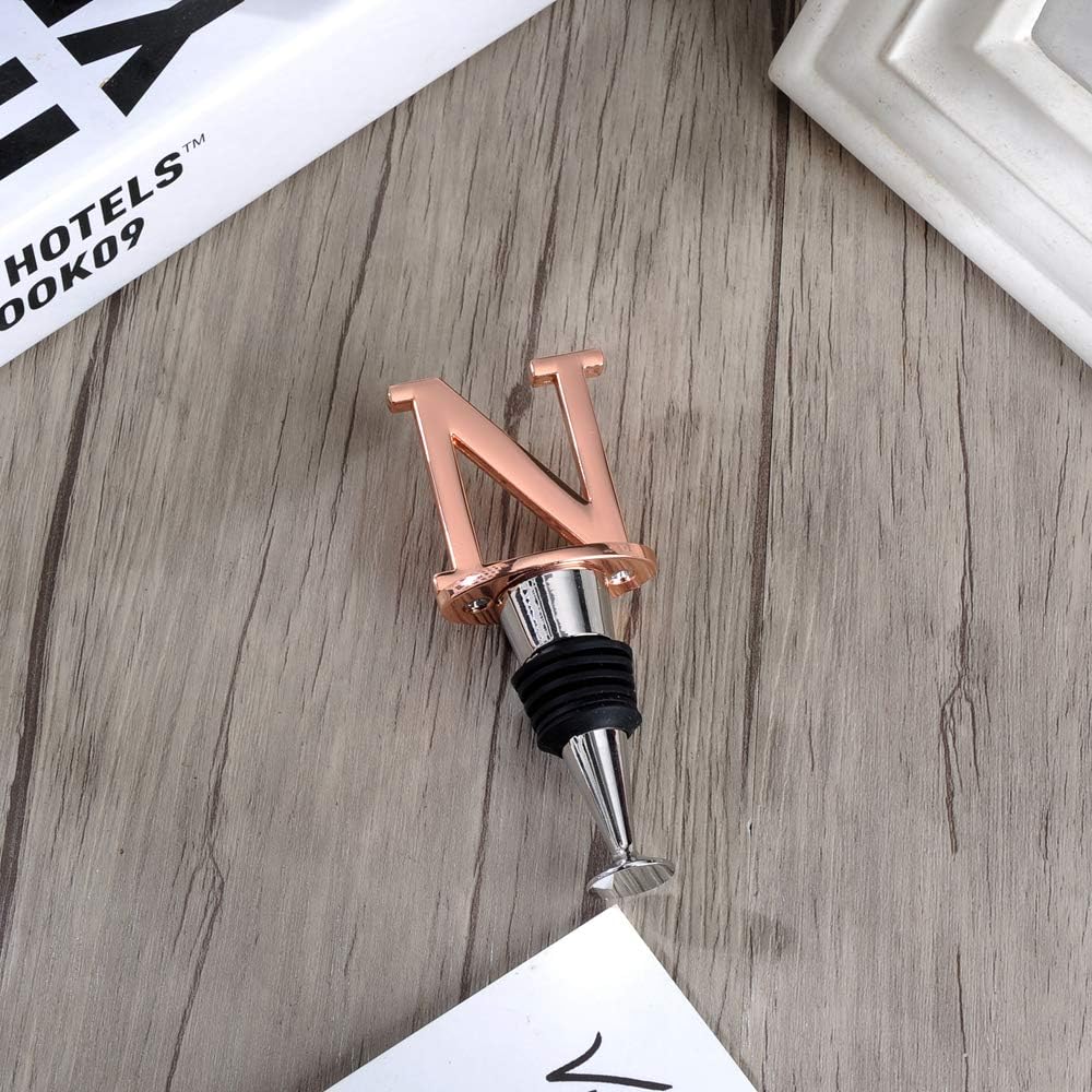 Miicol Wine Stopper, Prosecco Stopper, Wine Bottle Stopper, Letter N image 3