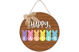 Joyful Easter Door Décor: Welcome Spring with Our Bunny-Adorned Hanger