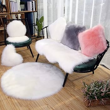 丸いじゅうたん“ABC”型のカーペットふわふわラウンドウールラグシープスキン敷物 楽天市場】ムートンラグ ミニ マット 丸 ファー ラグ フェイク