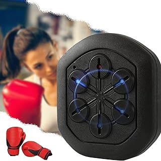 Alvo De Parede De Boxe Eletrônico De Música, Máquina De Boxe De Alvo De Reação De Boxe, Alvo De Boxe De Música, Coordenação Motora E Reflexos Para Exercícios Domésticos, Para Crianças E Adultos