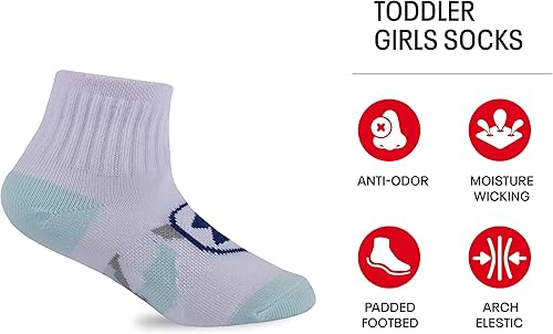 Miniatura 2 de Under Armour Paquete múltiple de calcetines para niña