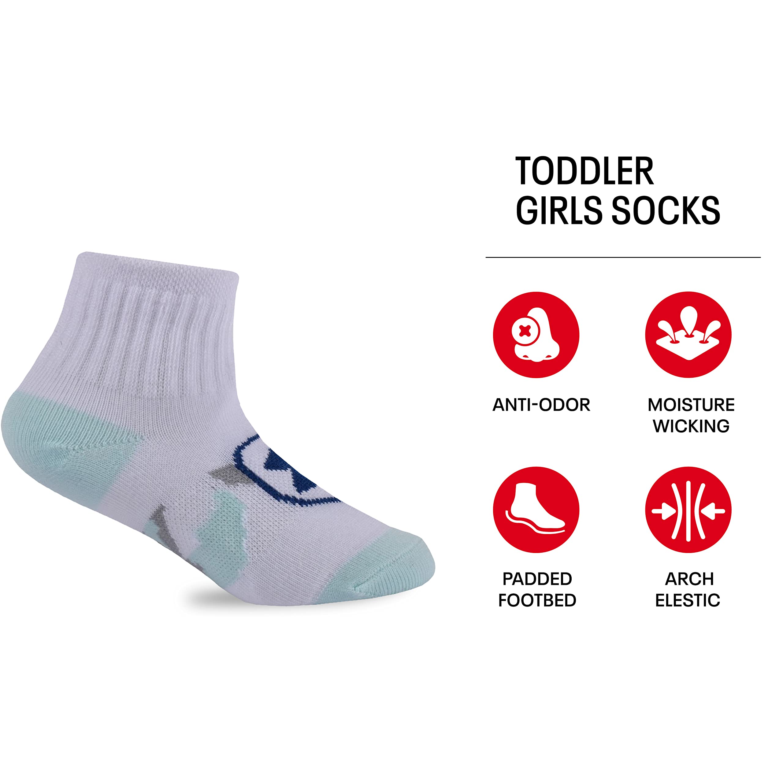 Under Armour Mädchen Multi Pack Quarter Socks (6-pack) Viertelsocke (6er Pack)