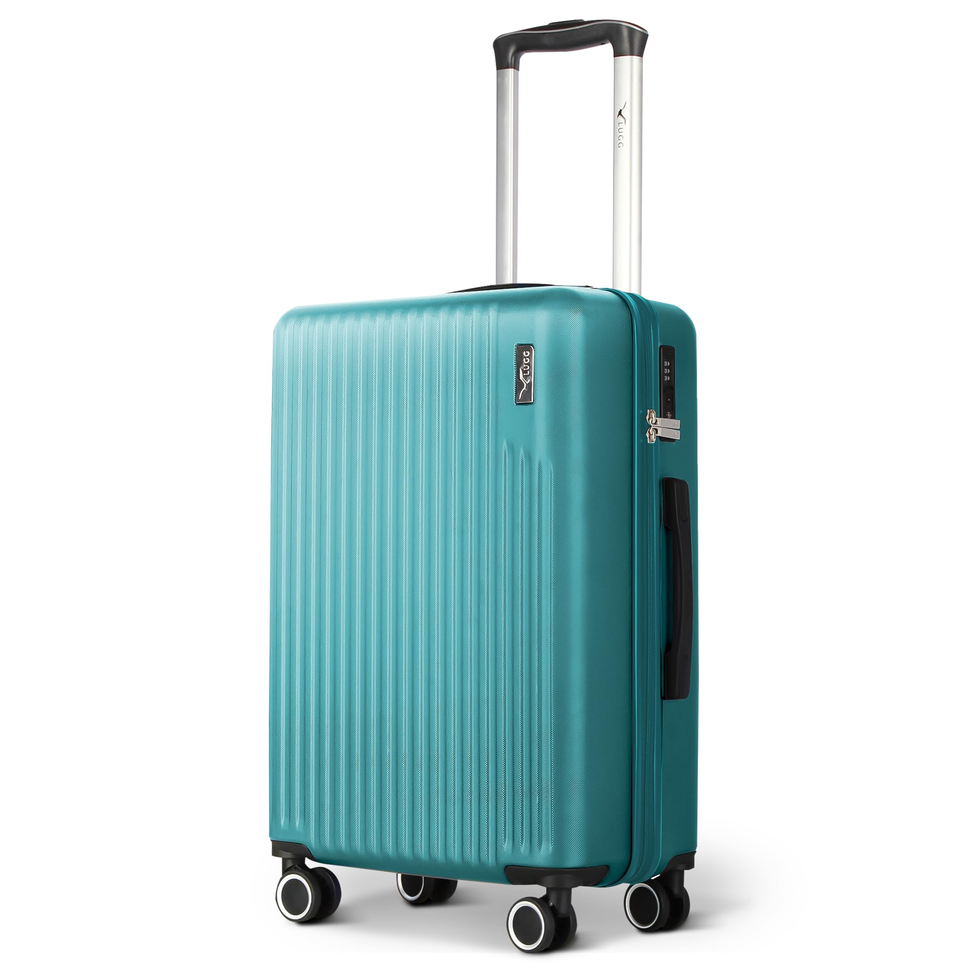 LUGG 20inch Vacay Suitcase ABS Luggage with TSA Indent Lock, Aluminium Trolley Handle, 360° Spinner Wheels, Water-Resistant & Durable Material - Airline Compatible (55 x 23 x 35cm) — view 35