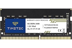 Timetec 8GB DDR4-2400 SODIMM RAM for Enhanced Performance