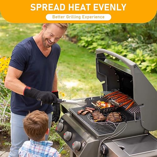 Miniatura 7 de Uniflasy 7507 - Tubos quemadores de parrilla de 27 pulgadas para Weber Spirit Serie 210200 E-200 E-210 S-200 S-210 (con control lateral), Spirit 500