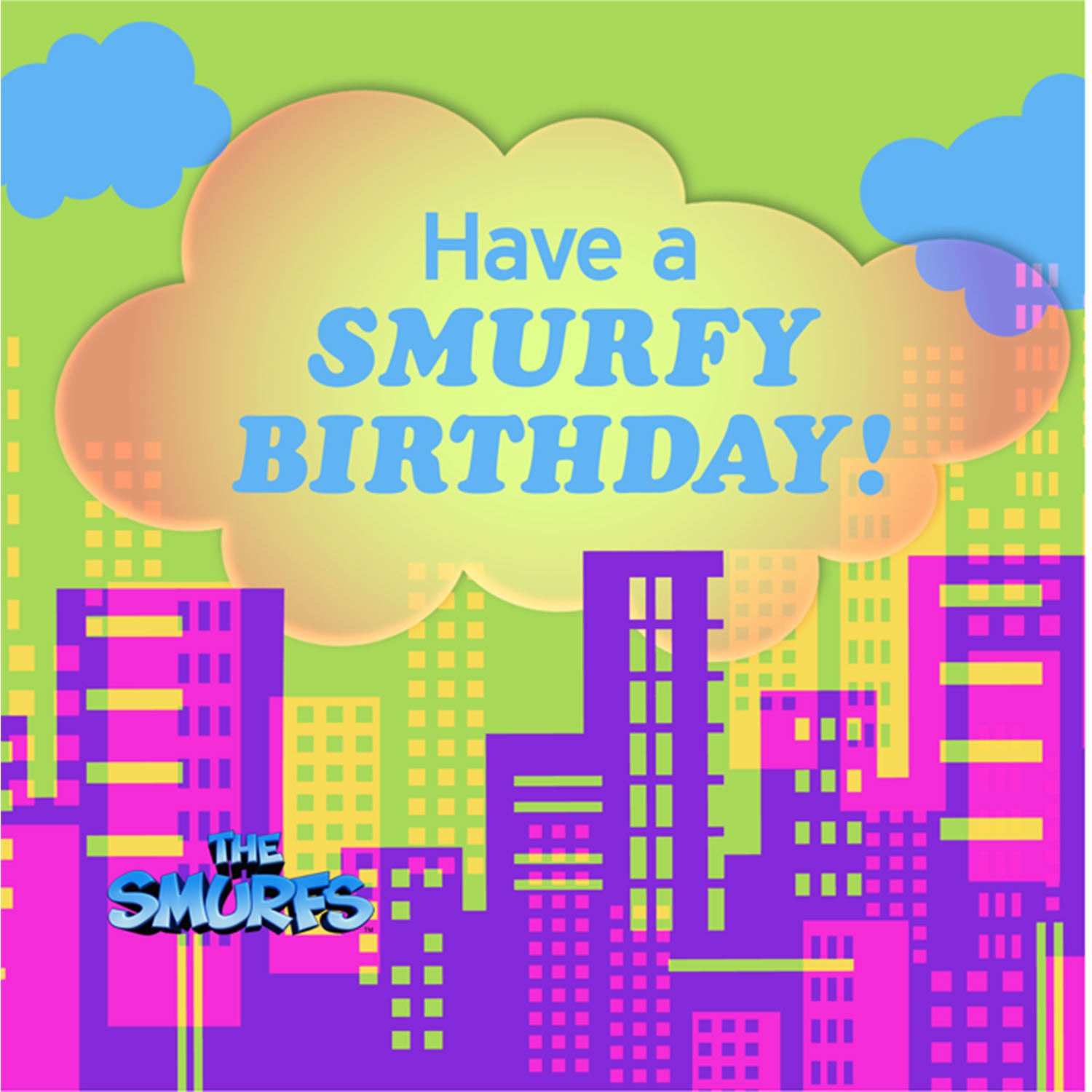 Smurfs Lunch Napkins