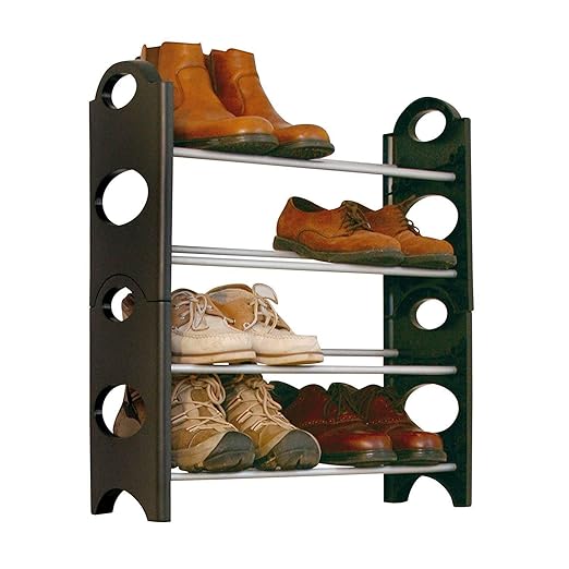 Go Hooked 4 Layer Plastic Shoe Rack | Shoe Rack | Plastic Shoe Rack at Rs. 189