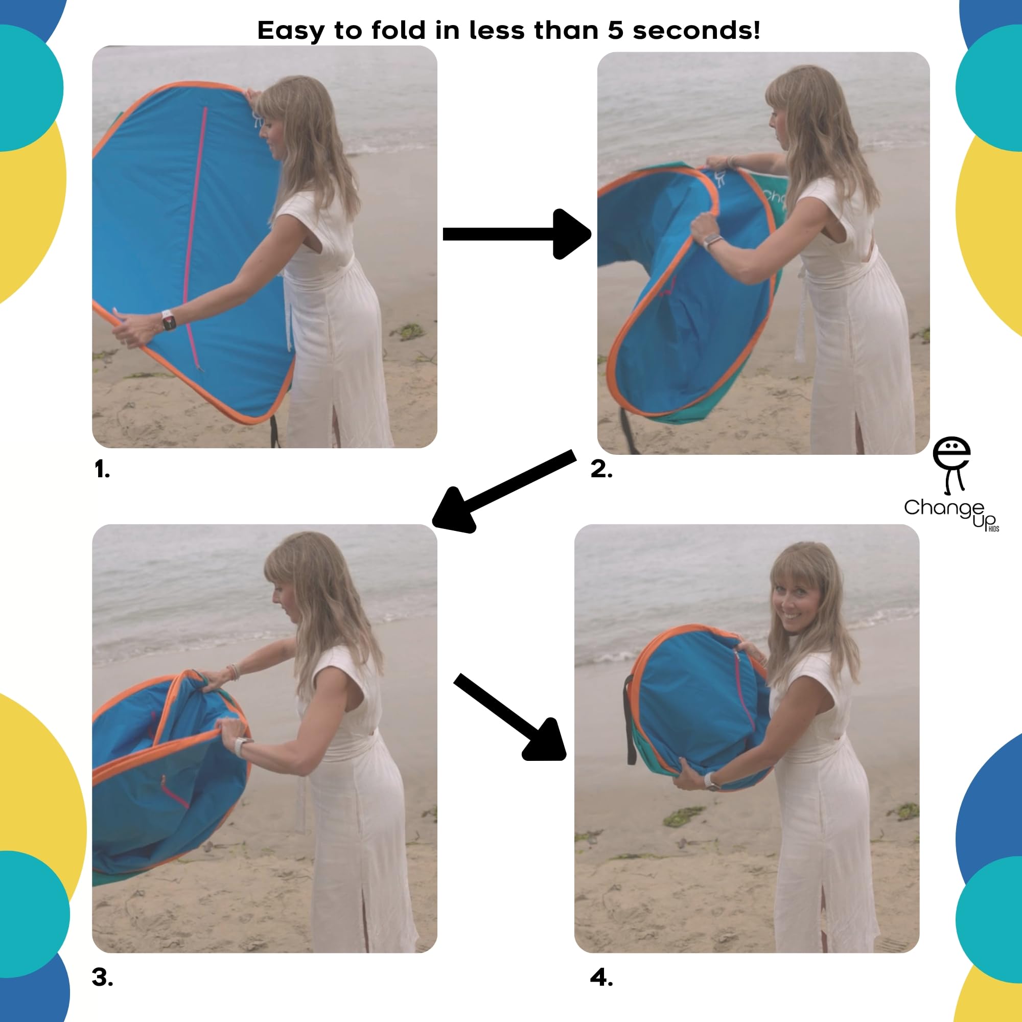 ネイバーフッド　CHANGING ROOM FOR KIDS Amazon.com: Change Up Kids Pop-Up Changing Tent Original 50inch