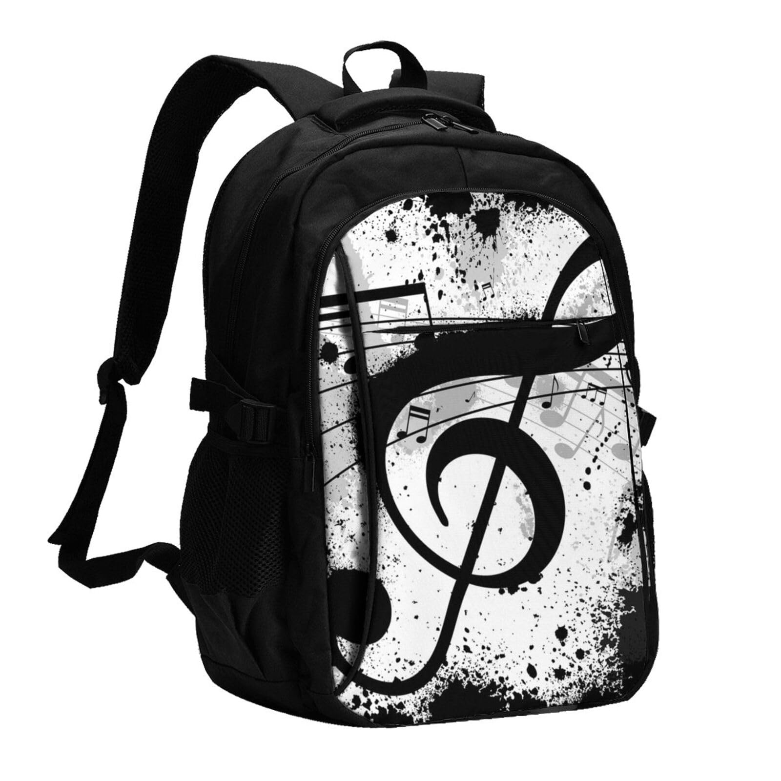 InOmak Musiknoten, Reiserucksack, Freizeitrucksack, Schulrucksack, Laptop-Rucksack für Damen und Herren