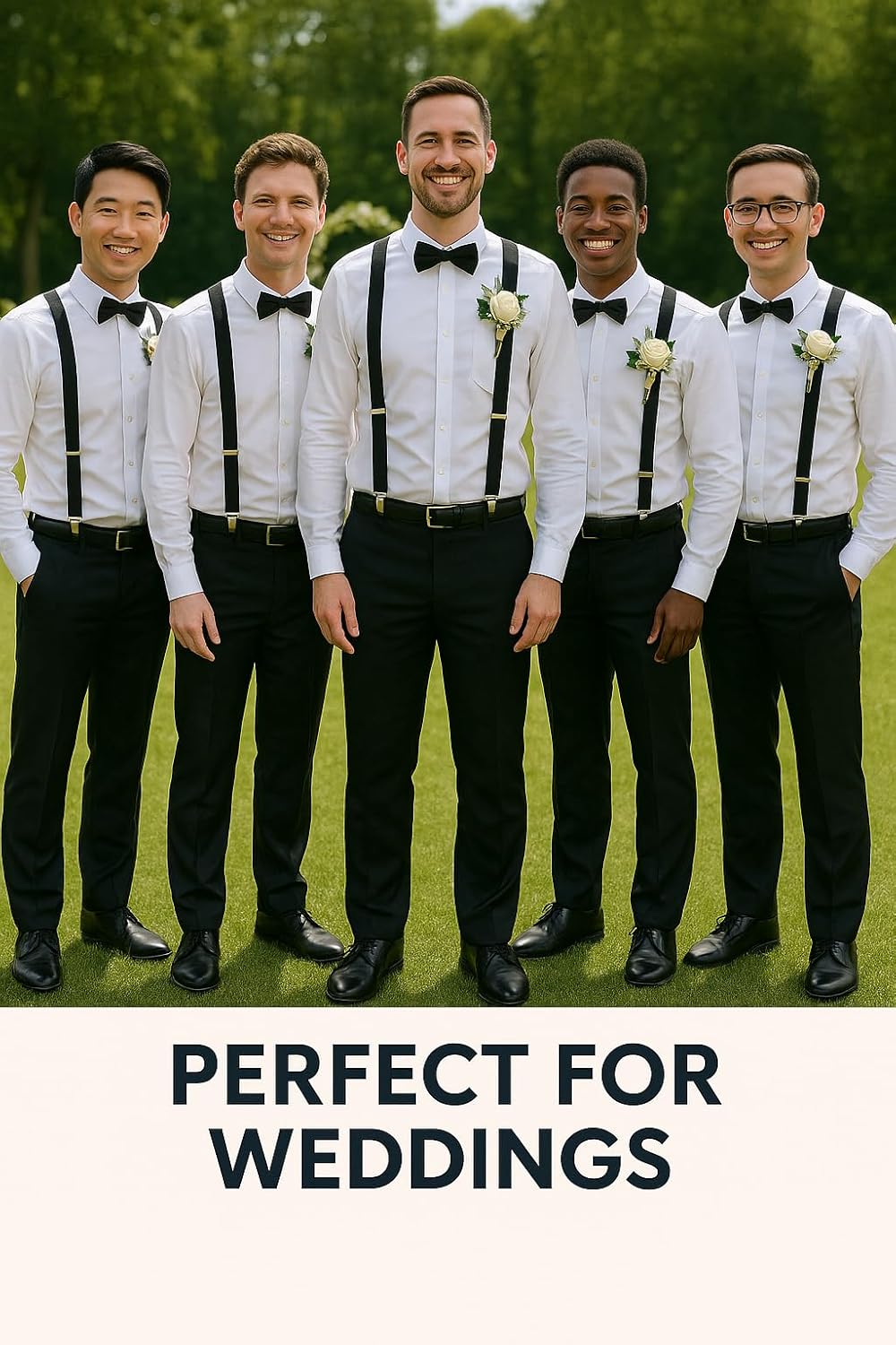 trilece Suspenders for Men - Adjustable Elastic Mens Suspenders with Heavy Duty Strong Clips - Image 7