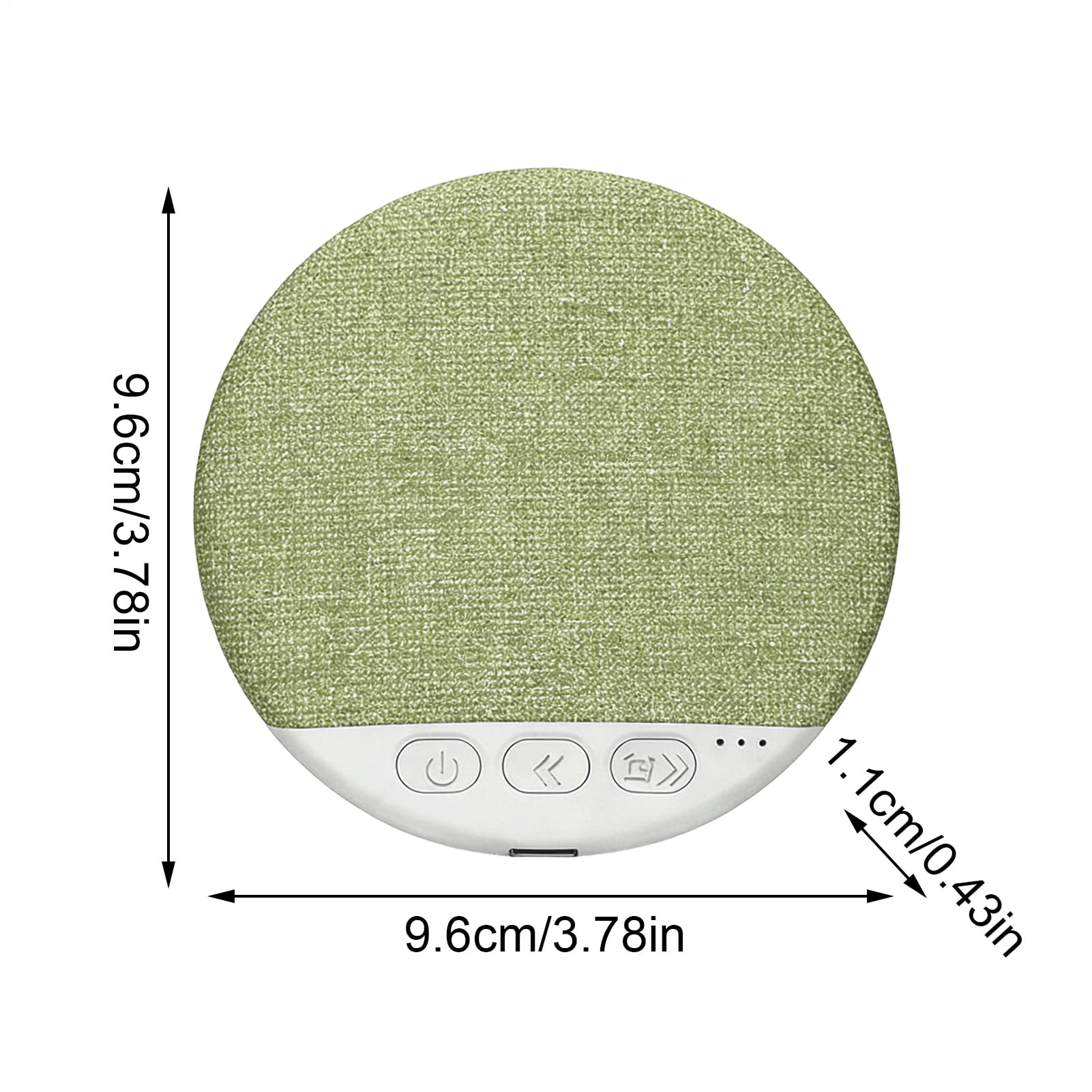 Générique Haut-Parleur d'oreiller - Casque Audio sans Fil avec Bruit Blanc - Enceinte De Sommeil À Conduction Osseuse sous Oreiller | pour Chevet Maison Hôtel Méditation Dormeurs Voyageurs Étudiants