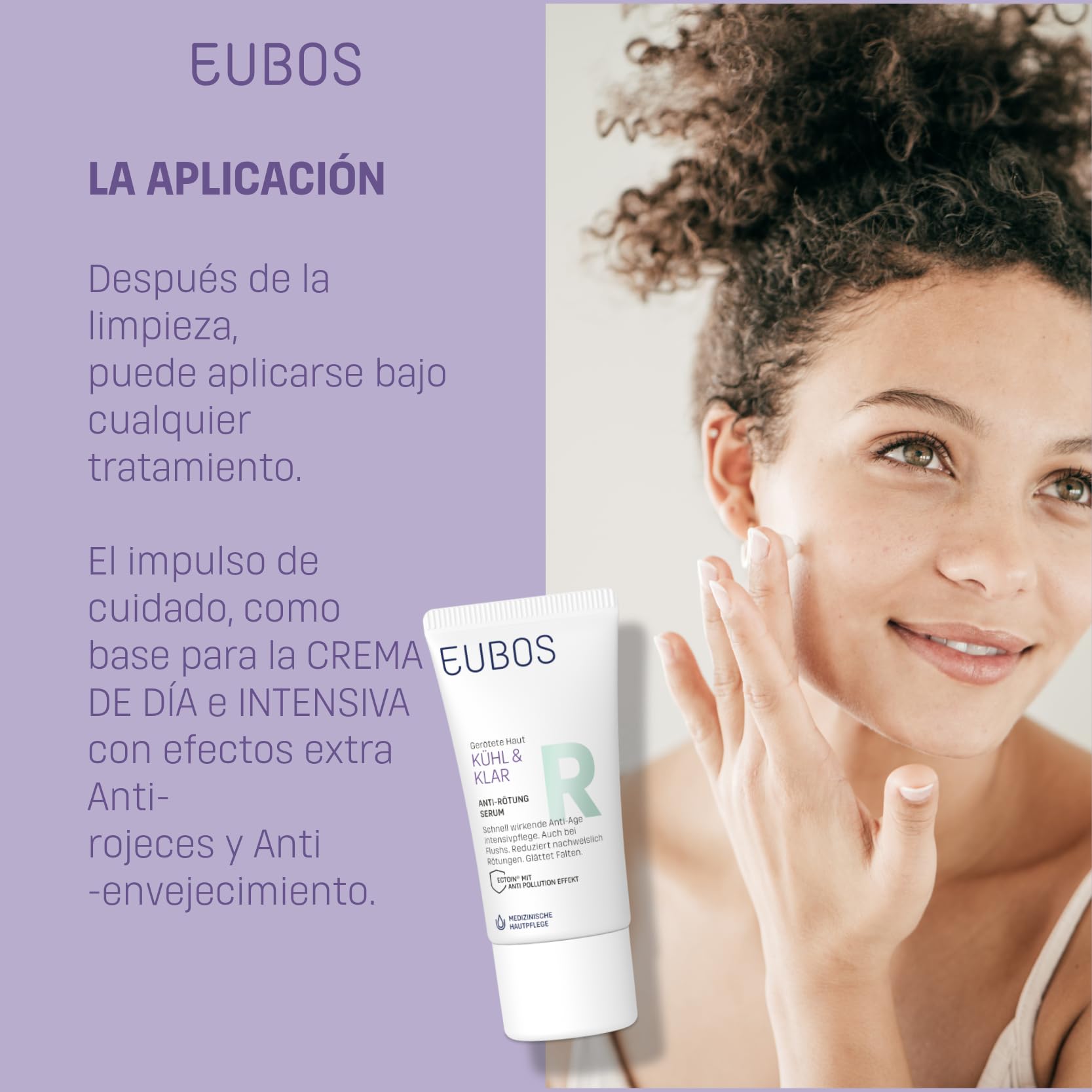 SUERO ANTIRROJECES DE EUBOS CALMA Y FRESCOR : para la rosácea y la cuperosis | Reduce las rojeces | Para los rubores | Cuidado antienvejecimiento integrado | Vegano | 30ml