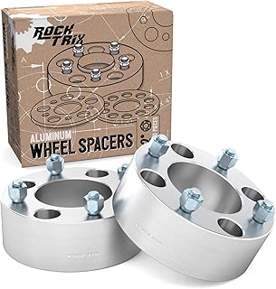 RockTrix - 2 inch ATV Wheel Spacers (4x115, 85mm Bore, 10x1.25 Studs Nuts) Compatible with for Arctic Cat 250 300 400 500 650 700 1000, Prowler XT 550 650 700 4x4, Wildcat 1000 4WD - UTV 50mm V3 2pcs - coolthings.us
