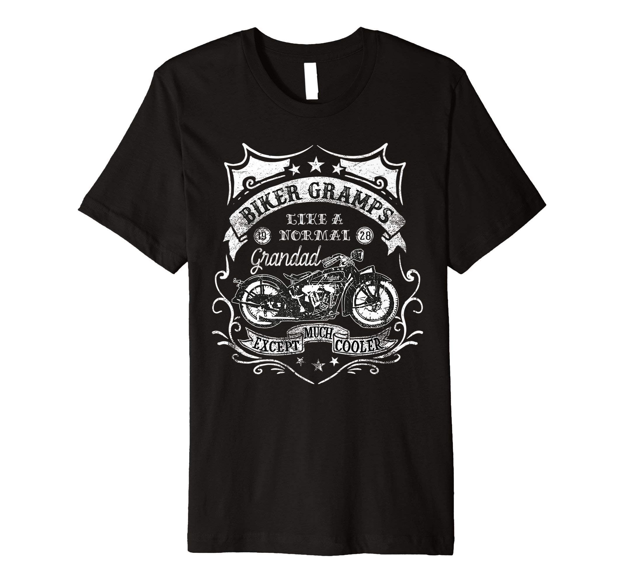 Love Motorcycles Biker T-ShirtsBiker Gramps Rides Motorcycles T-Shirt Rider Gift Tee