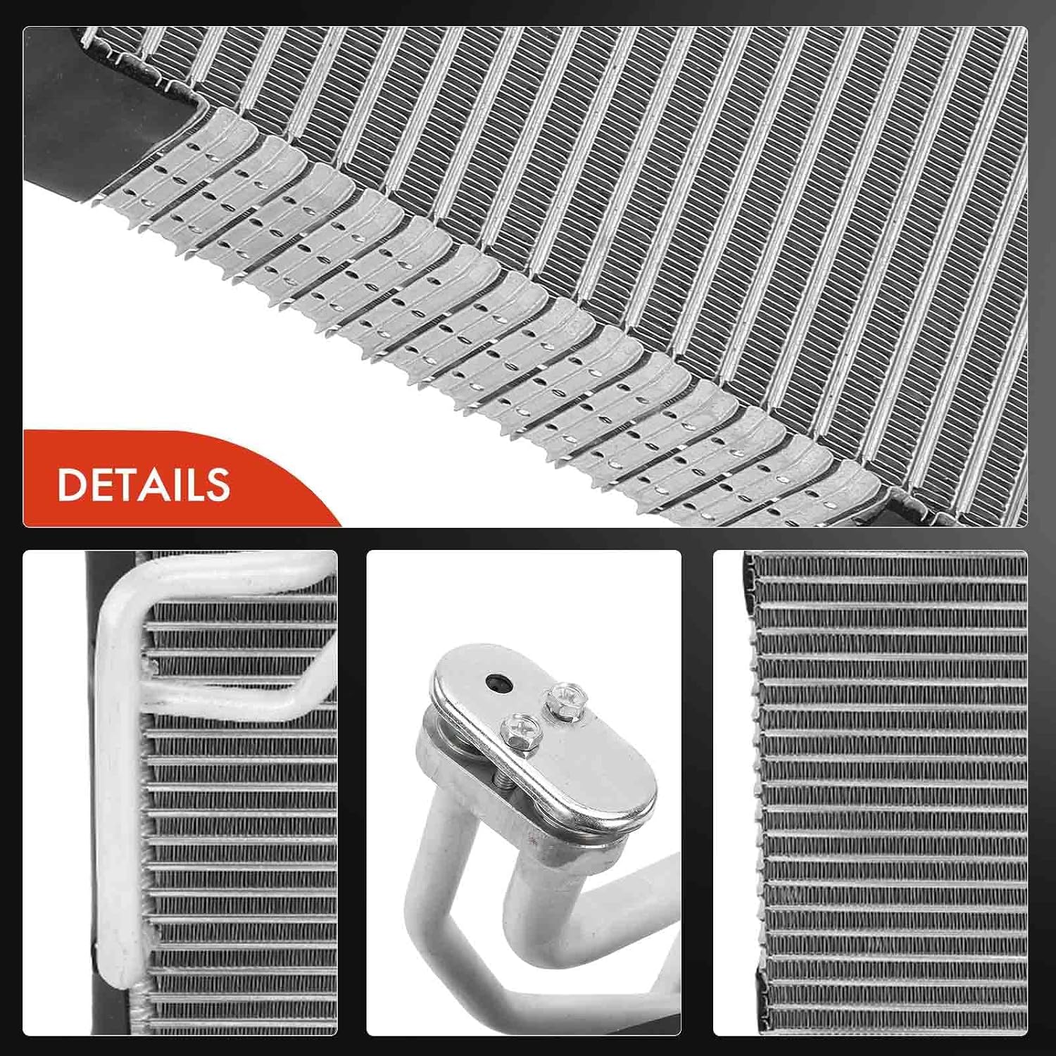 A-Premium Front AC Evaporator Core Compatible with Subaru Forester 2001 2002, with Pressing Plate