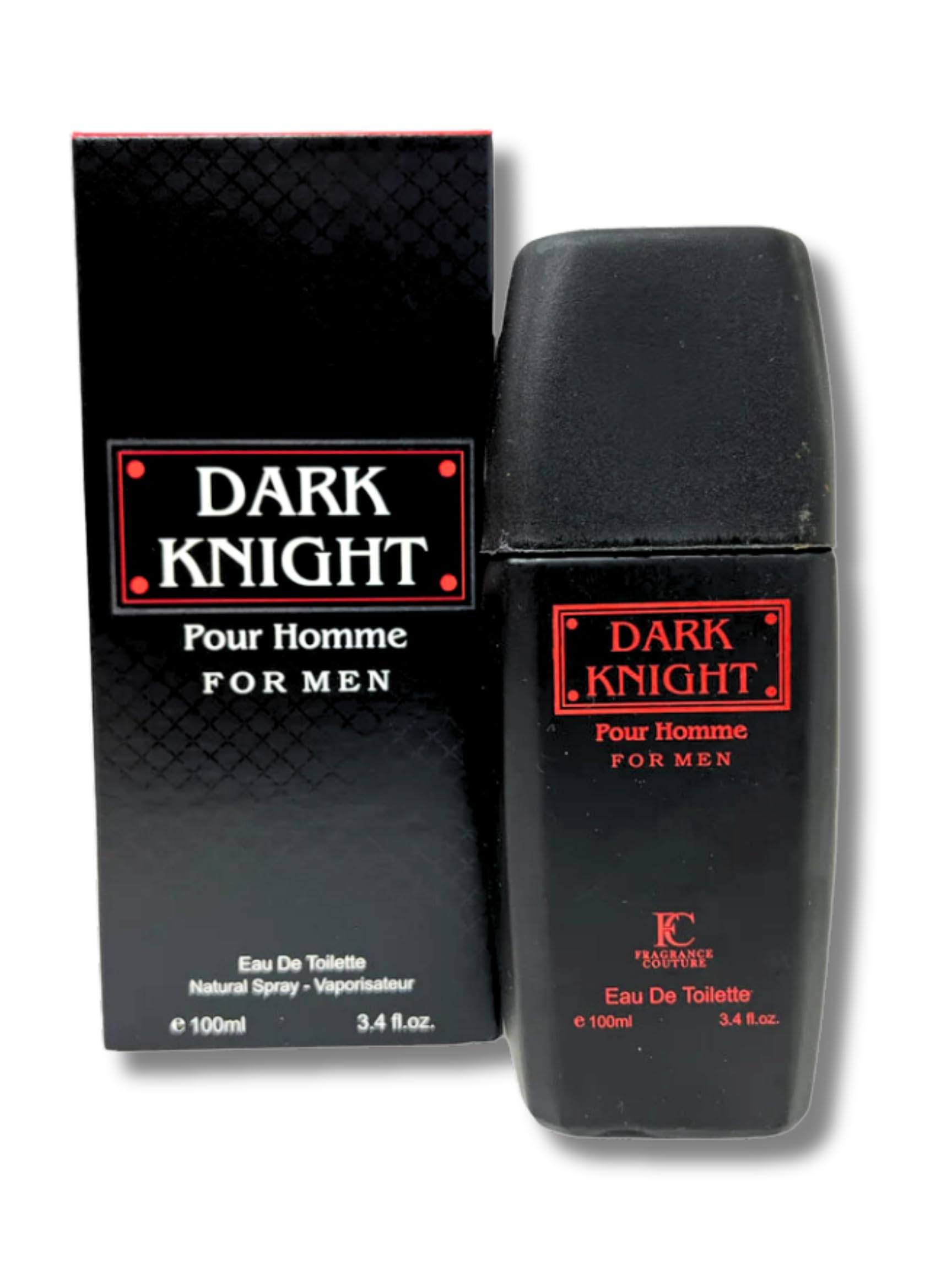 Dark Knight Pour Home for Men Eau de Toilette 3.4 Fl. Oz. Aromatic Fougere fragrance for men.