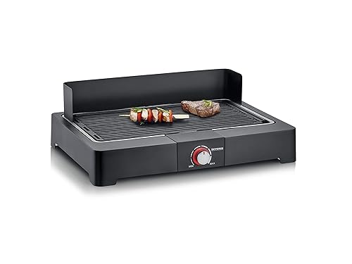 SEVERIN Barbecue électrique 2 200 W avec grille en fonte