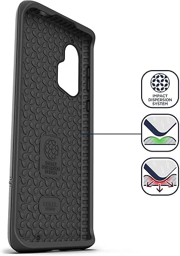 Miniatura 2 de ENCASED Funda resistente para Motorola Edge Plus (solo 2020) grado militar, cubierta resistente de cuerpo completo para Moto Edge + (negro)