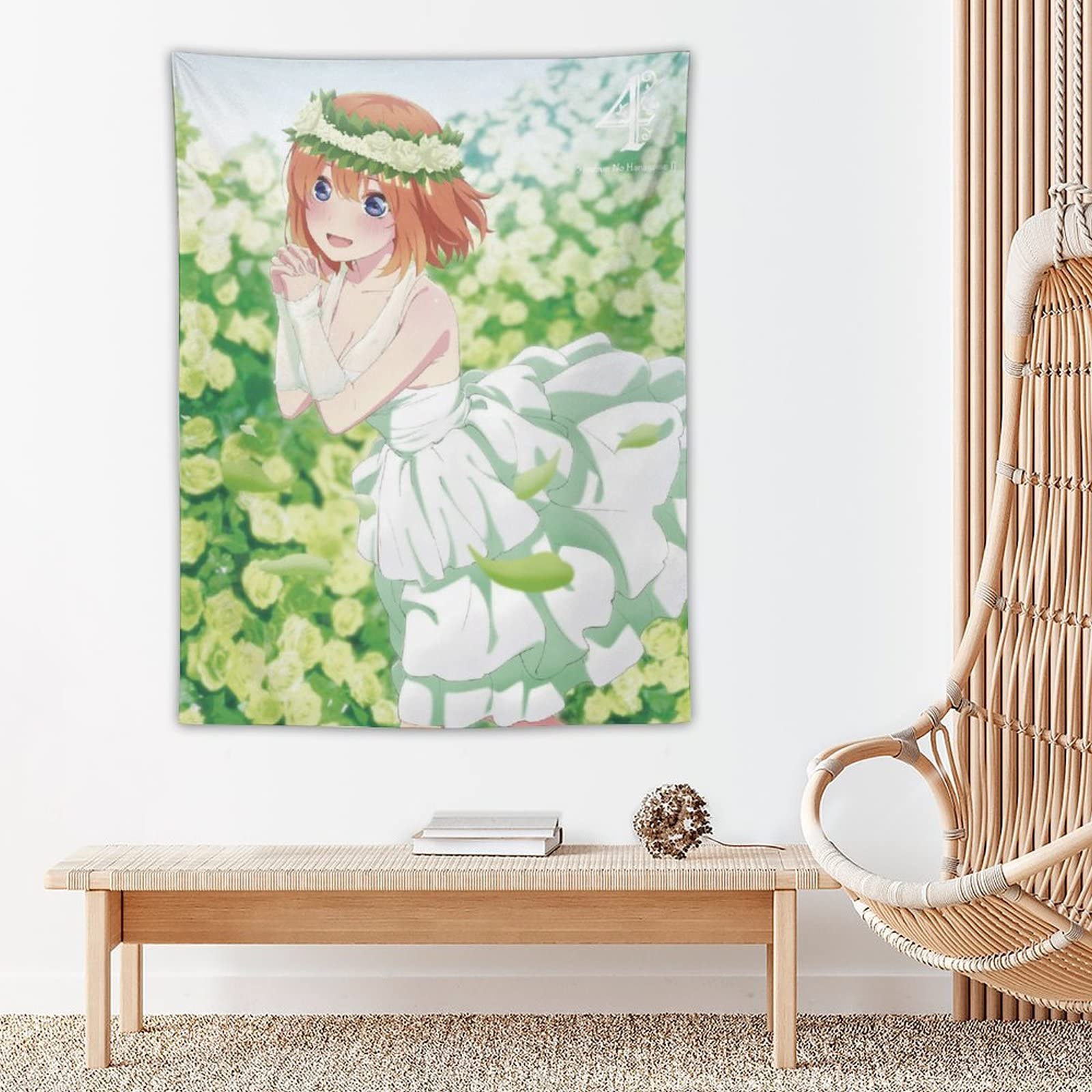 Amazon.co.jp: 五等分の花嫁 中野四葉 タペストリー かわいいアニメ柄