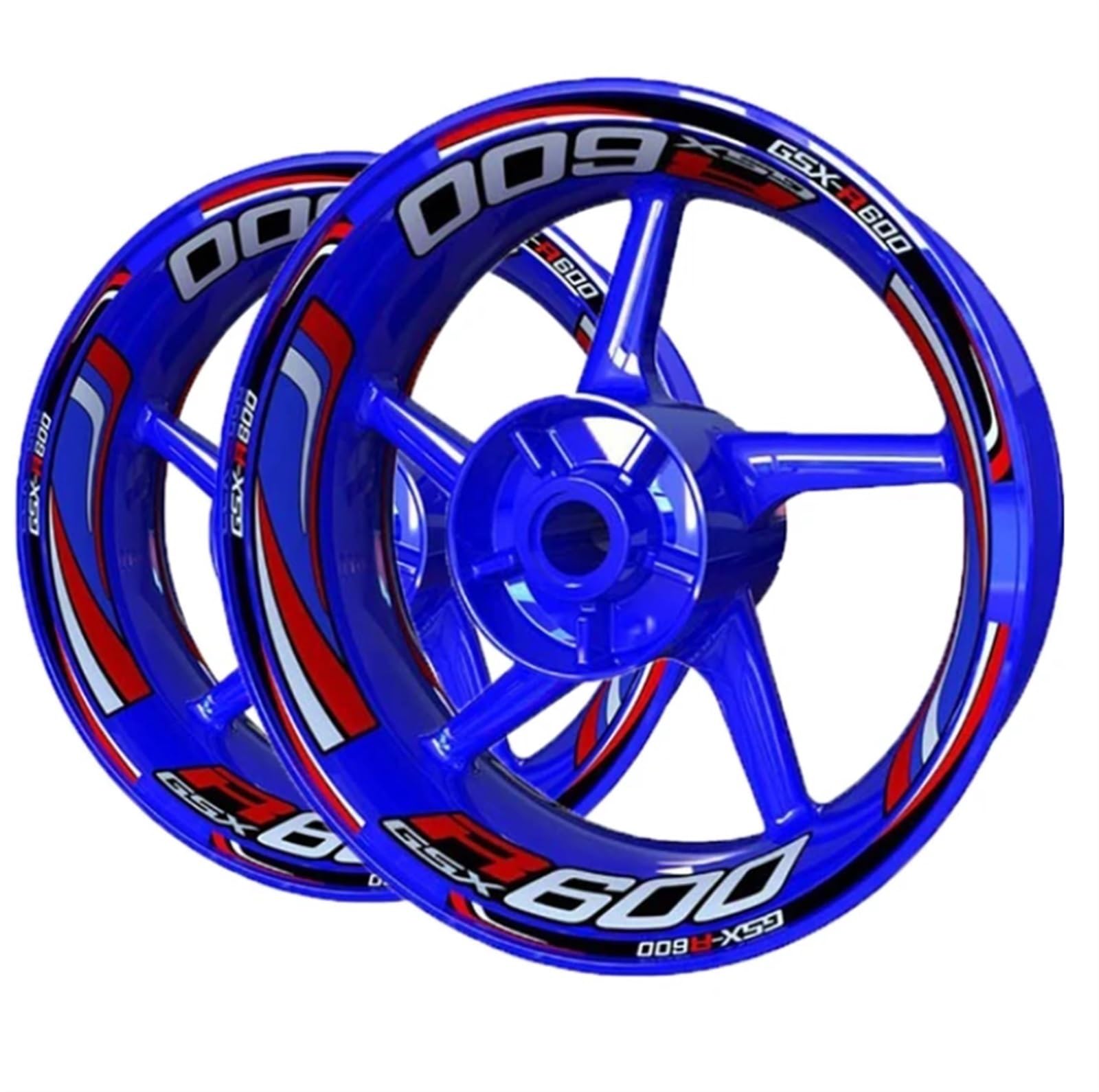 Motorcycle Wheel Stickers for Suzuki GSXR600 GSXR 600 Wheel Rim Sticker