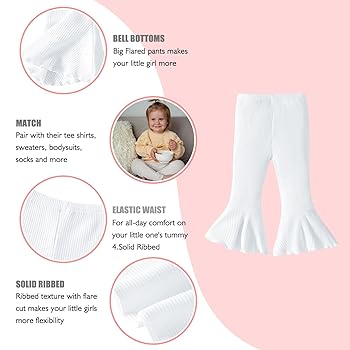 moco！bibiy flar pants Amazon.com: SOBOWO 9 Month Baby Girl Pants Baby Girl Flare