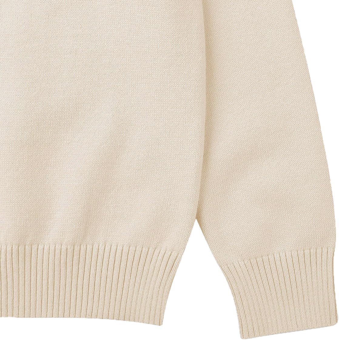 CUNYI Boys' Long Sleeve Crew Neck Cotton Pullover Knit Sweater - Image 4