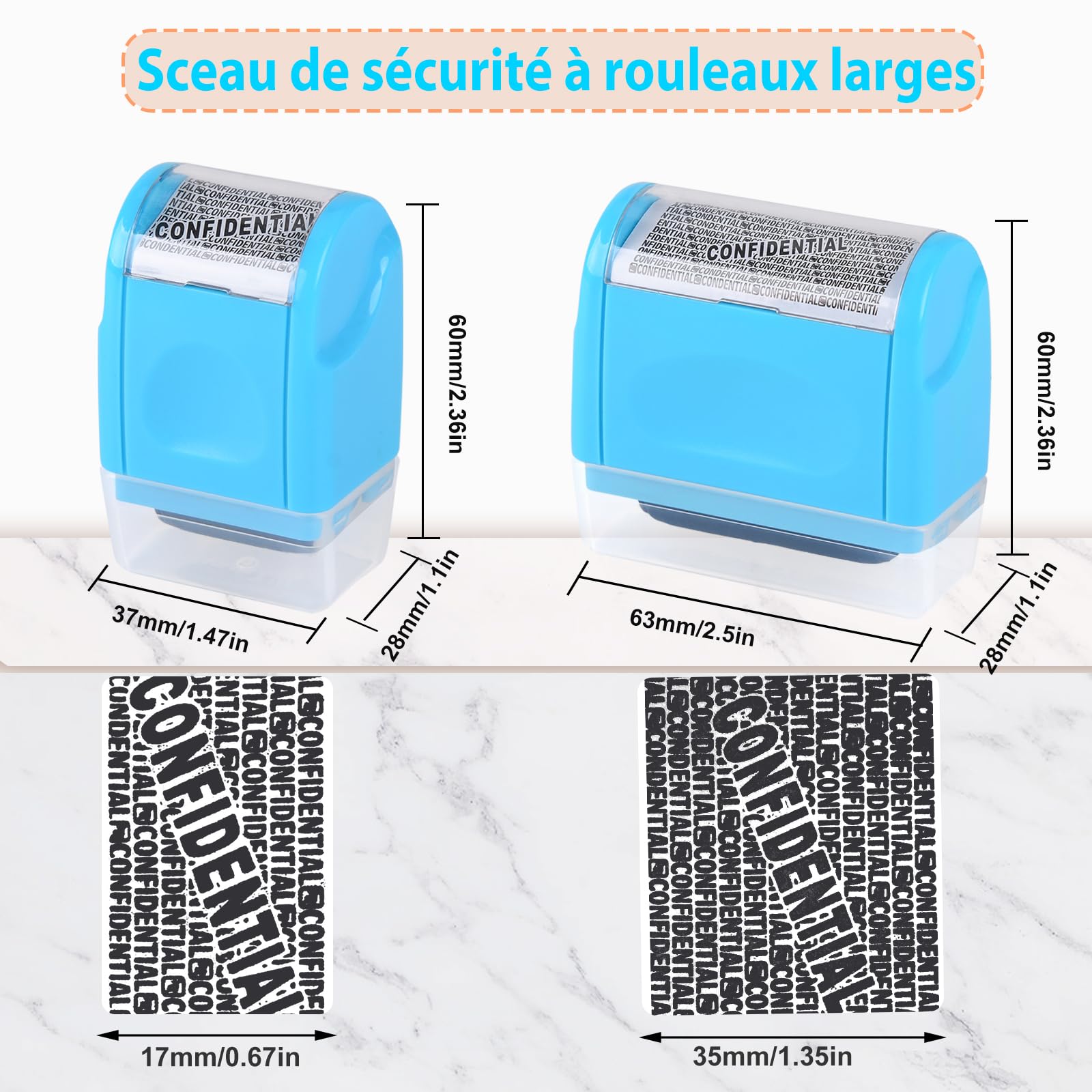 Xourney Wide Data Defender Rollover, Identity Theft Protection Rollover, Rollover confidenziale con 6 componenti aggiuntivi, indirizzo Security Information Block Privacy ID