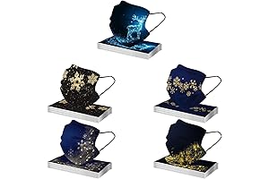 50Pcs New Year's Disposable Face Masks