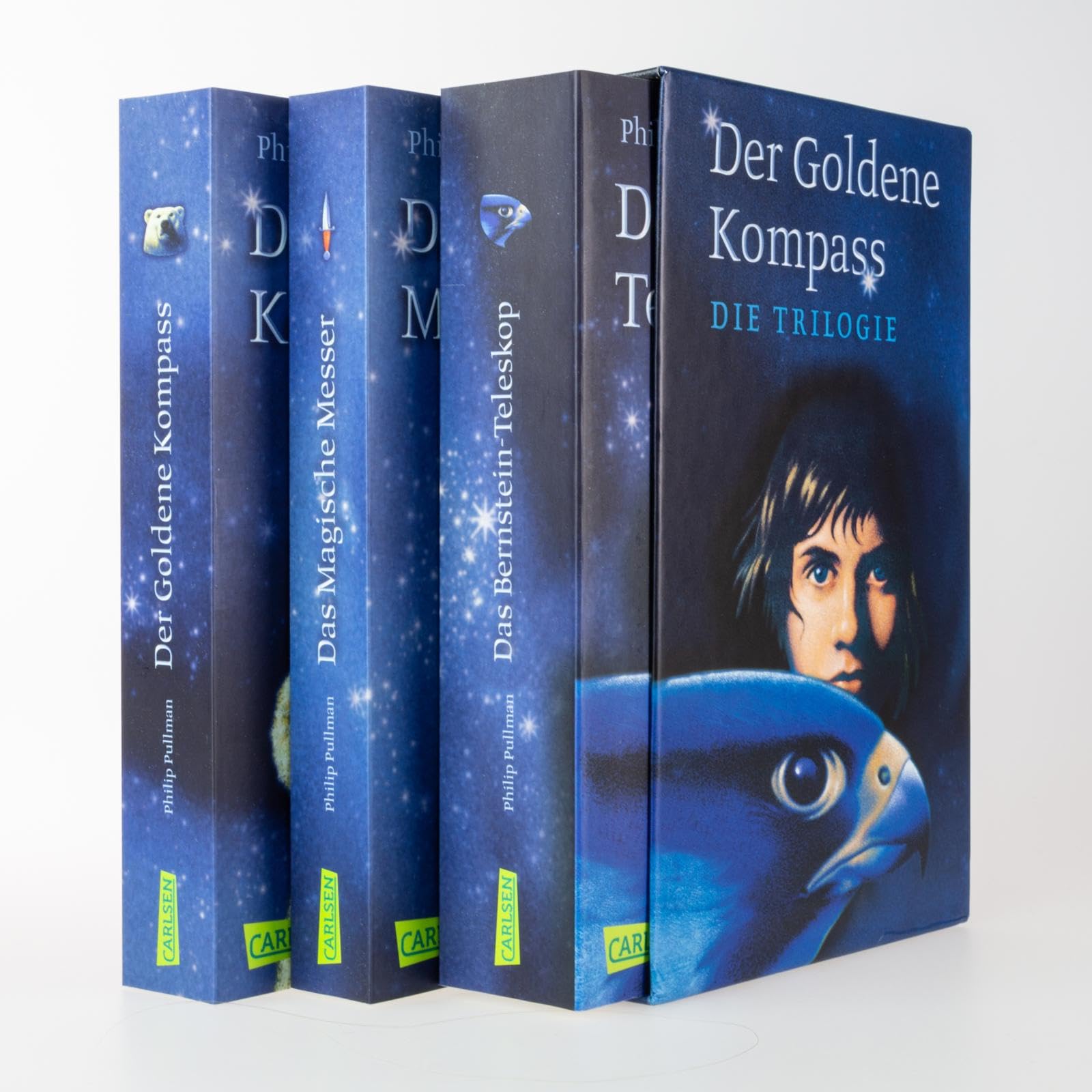 His Dark Materials: Der Goldene Kompass, Das Magische Messer und Das Bernstein-Teleskop im Schuber: Alle 3 Bände im Taschenbuchschuber