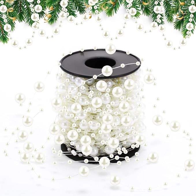 Pearl Garland Christmas Decor