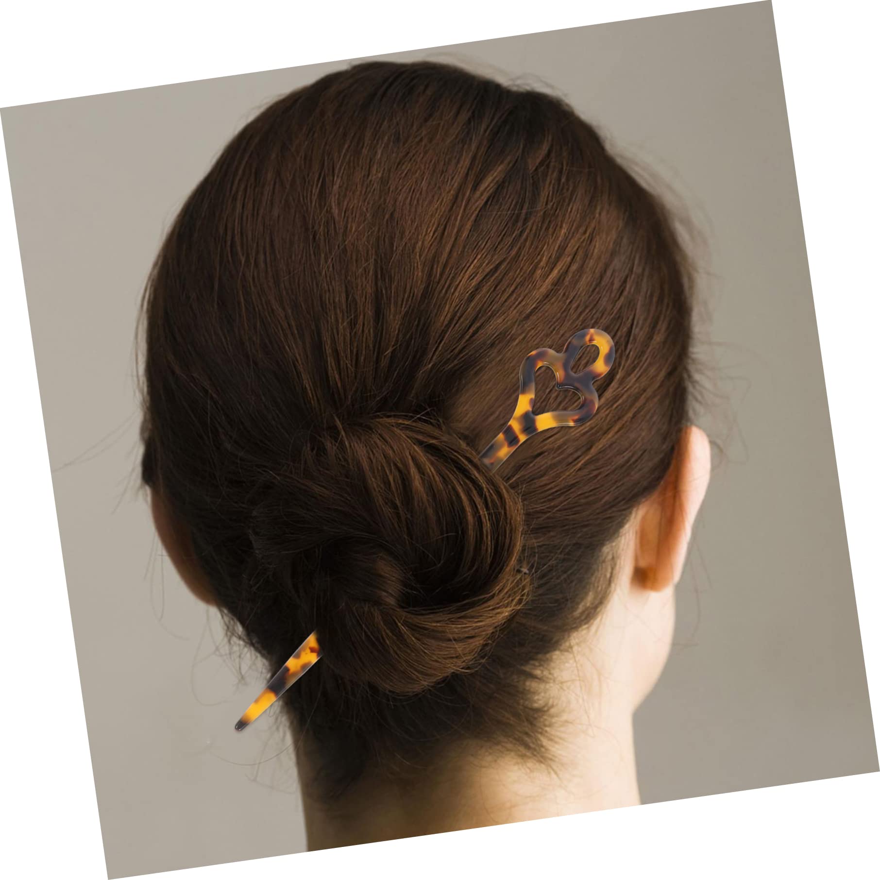 Mikinona 12stücke Vintage Haarstäbchen Acetat Für Hochsteckfrisuren Retro Haarnadeln Für Lange Als Haaraccessoire Für Damen Und Langlebig